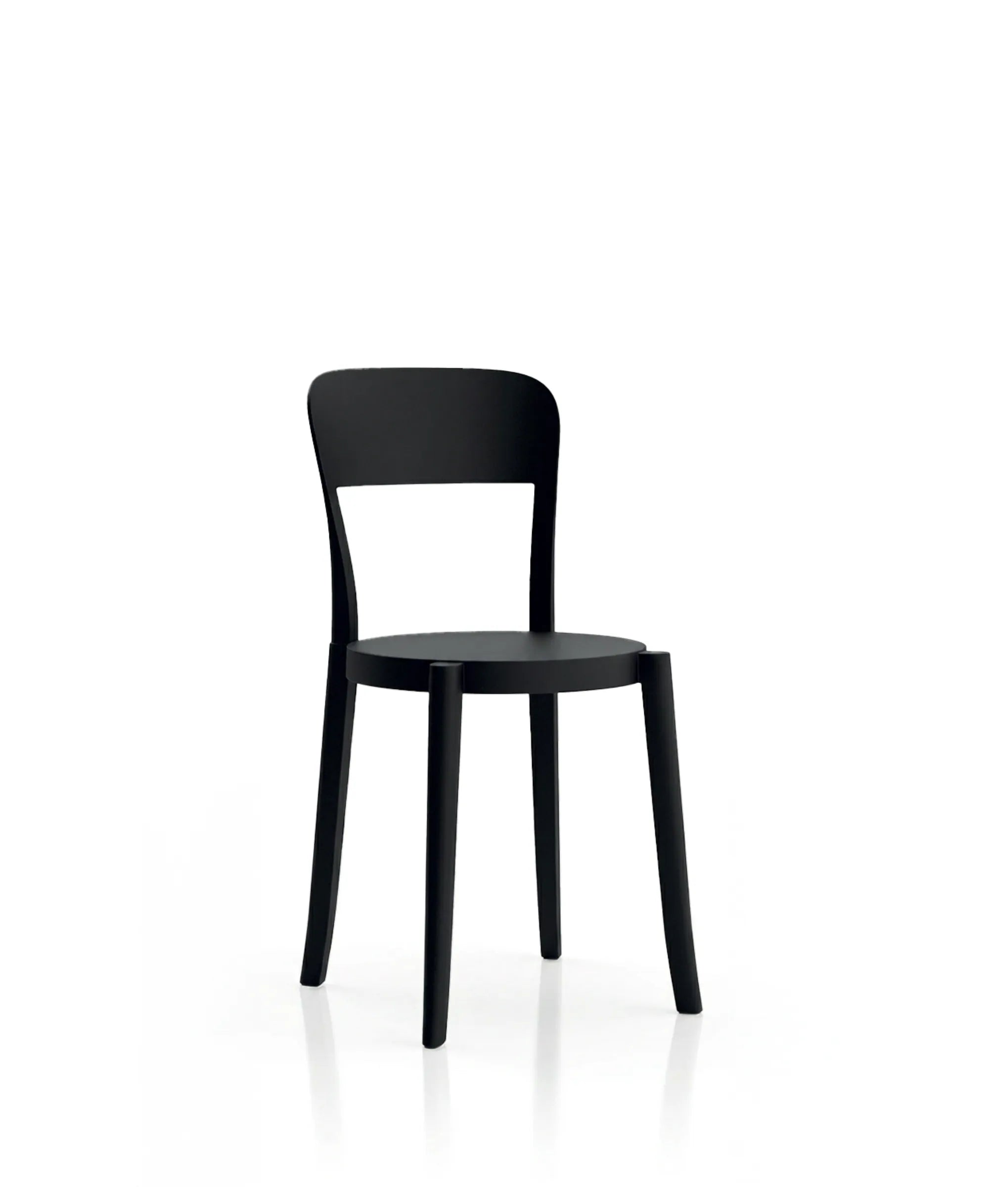 Sedia Torre design Alban Le Henry in polipropilene riciclato nero