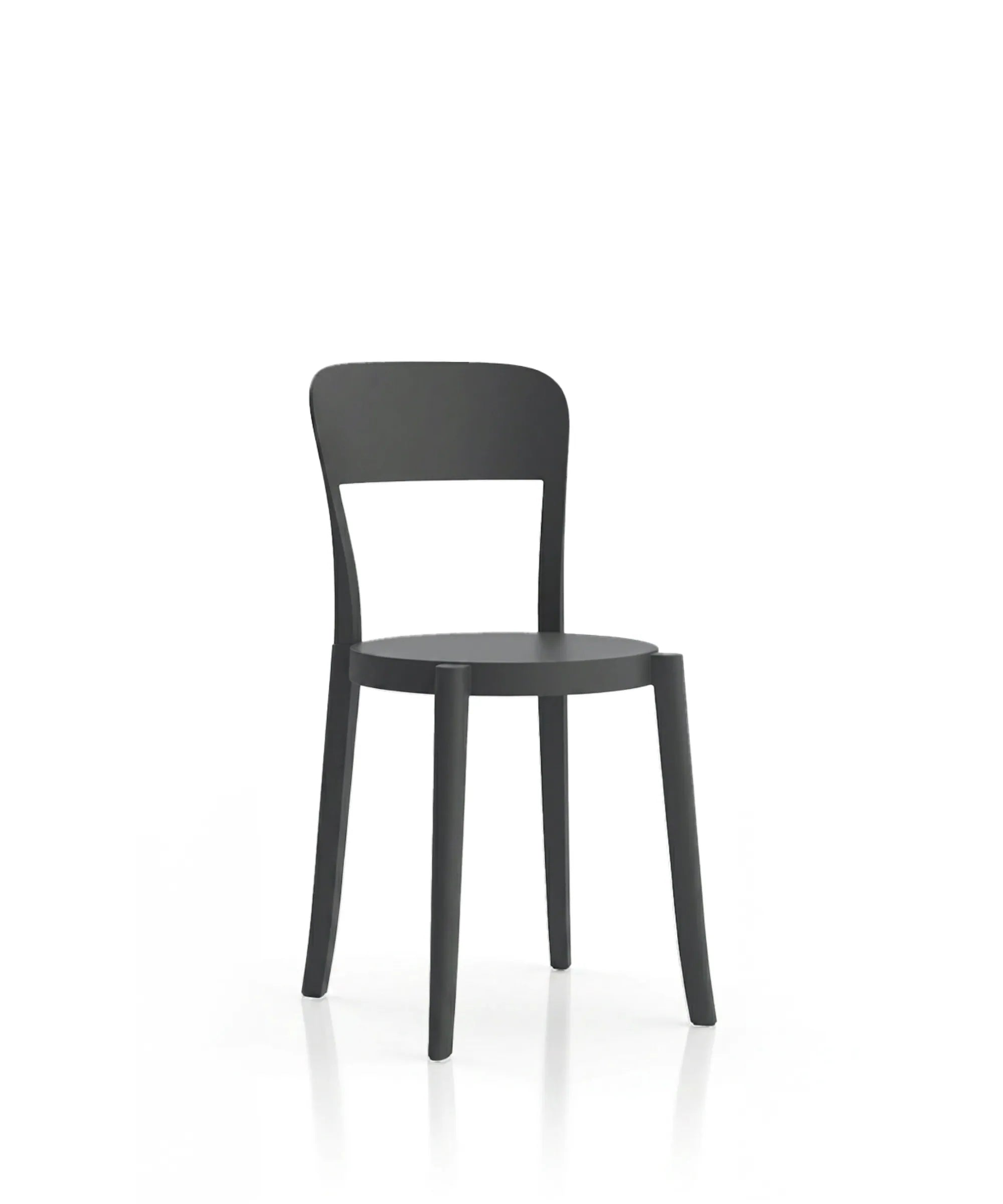 Sedia Torre design Alban Le Henry in polipropilene riciclato grigio scuro