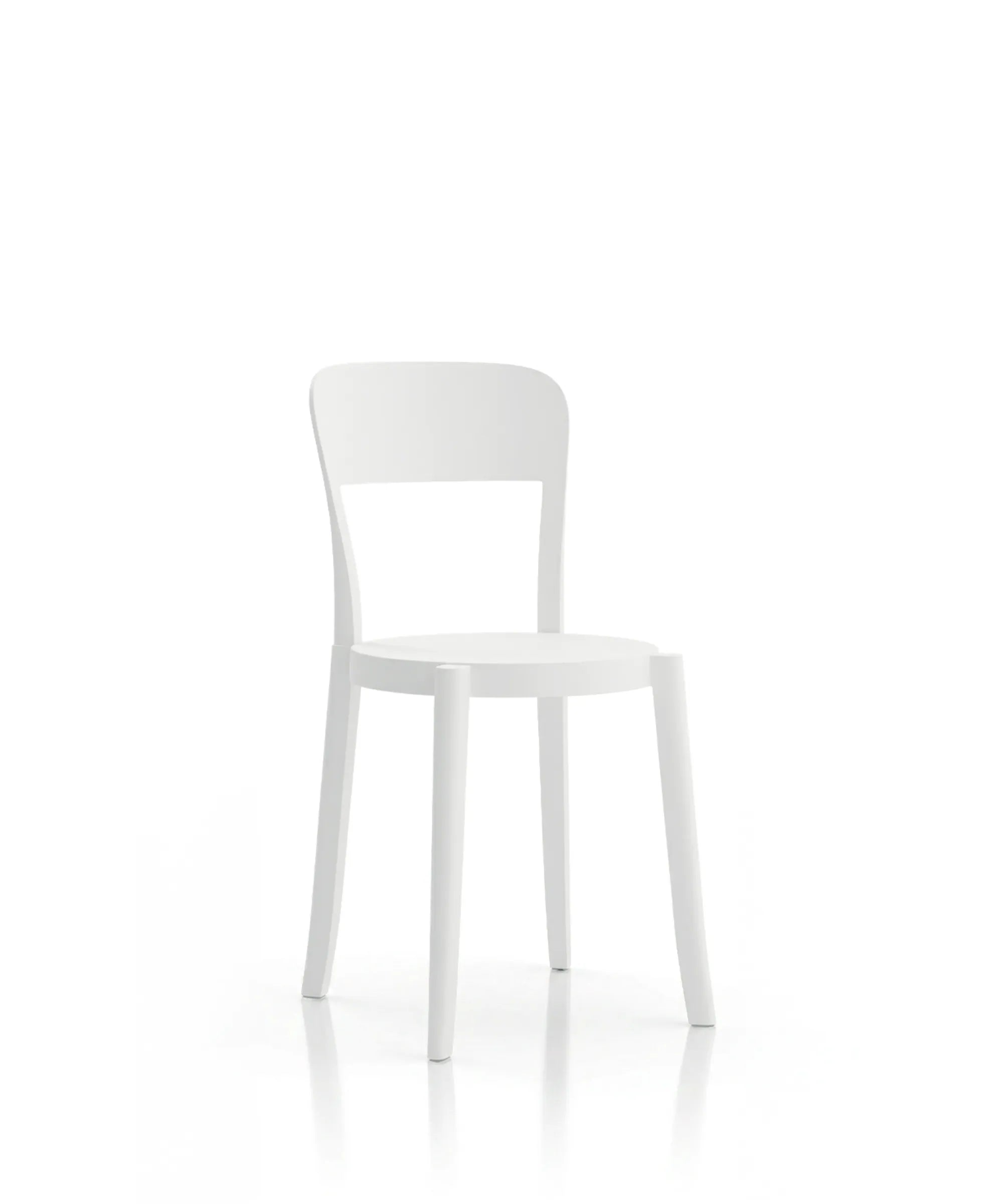 Sedia Torre design Alban Le Henry in polipropilene riciclato bianco